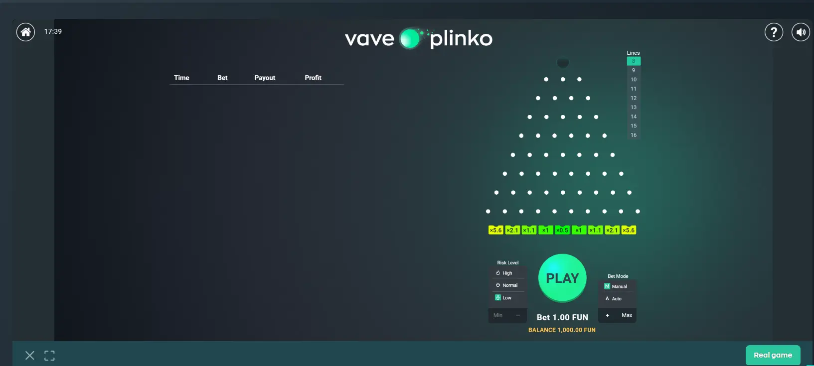 plinko vave